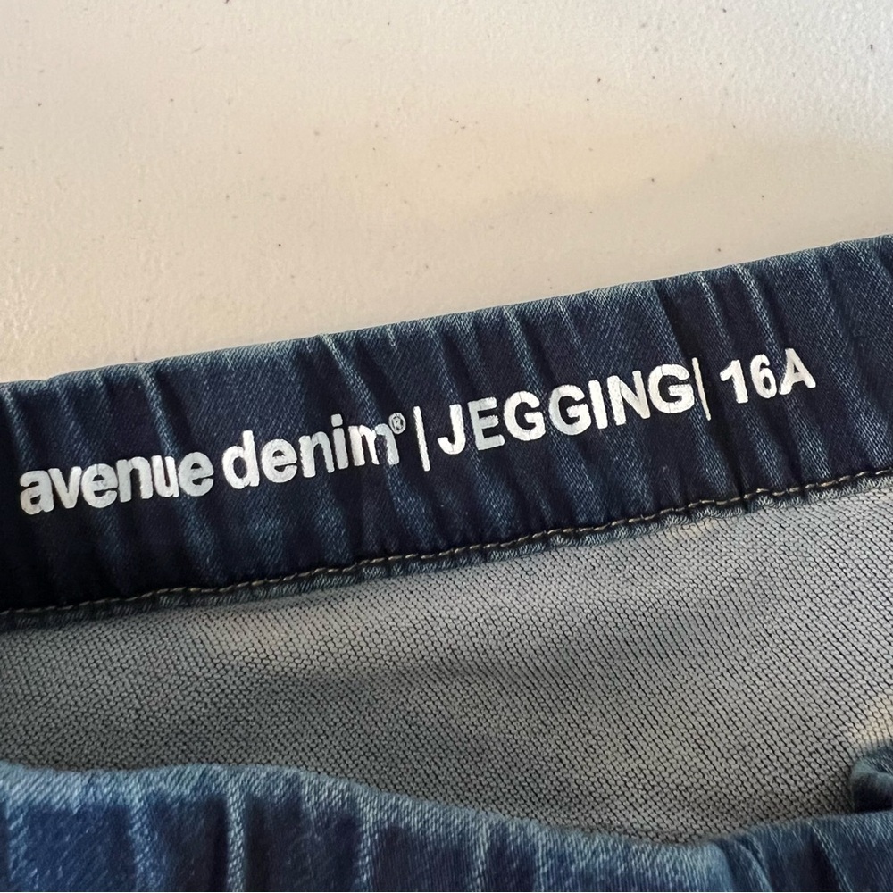 Avenue pull on legging jeans Elastic waistband Size 16A Jegging Comfort Stretchy - Picture 5 of 7